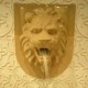 Cap de leu din ceramica. Poza 472